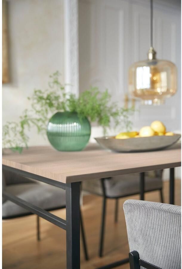 Home affaire Eettafel Sare met echt houtfineer van eiken - Foto 9