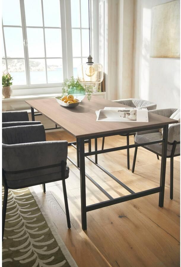 Home affaire Eettafel Sare met echt houtfineer van eiken - Foto 10