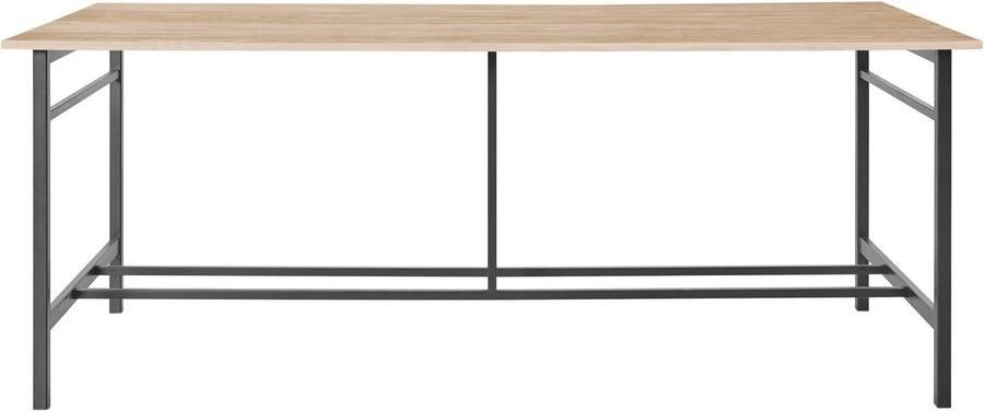 Home affaire Eettafel Sare met echt houtfineer van eiken - Foto 5