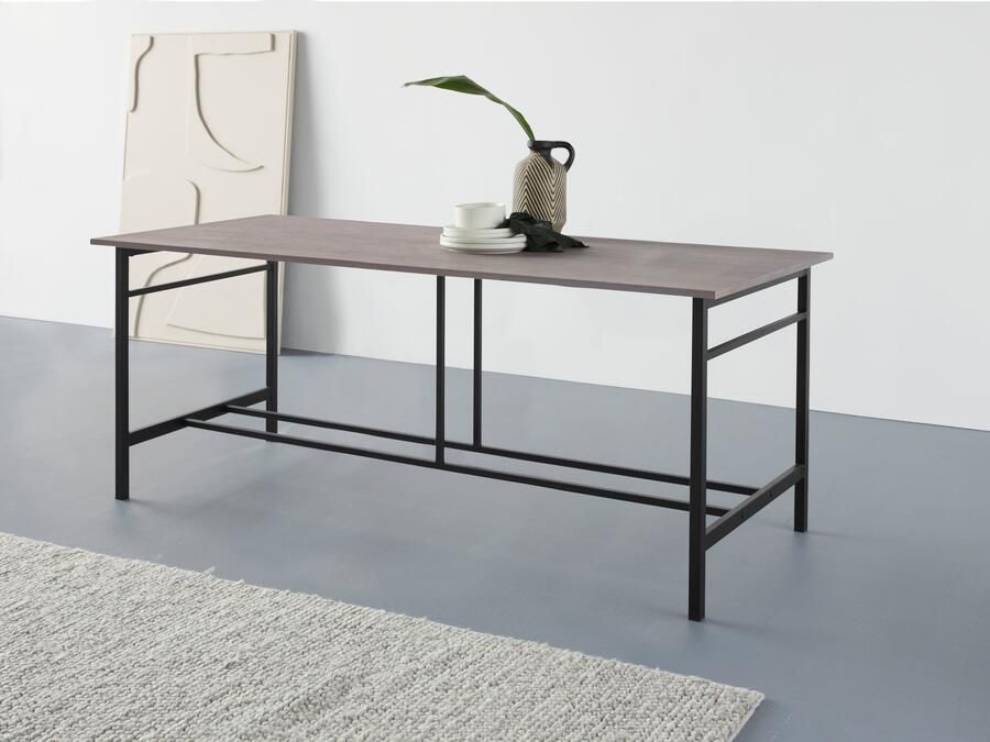 Home affaire Eettafel Sare met echt houtfineer van eiken - Foto 6