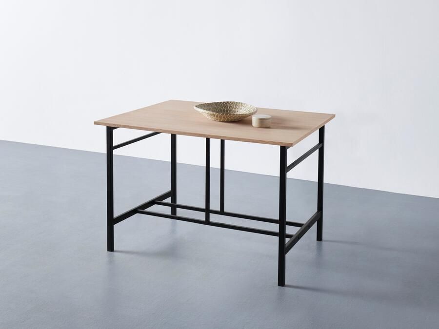 Home affaire Eettafel Sare met echt houtfineer van eiken - Foto 3