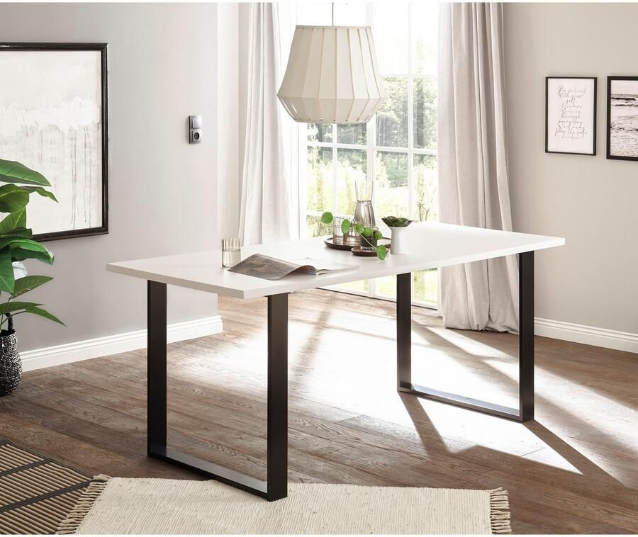 Home affaire Eettafel Sherwood in modern houtdecor breedte 180 cm - Foto 2