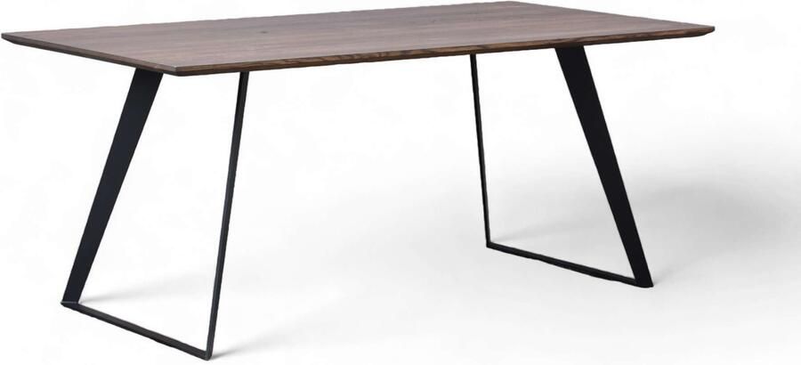 Home affaire Eettafel Talwiese keukentafel U-vorm metalen frame massief gewild eikenhout geolied - Foto 8