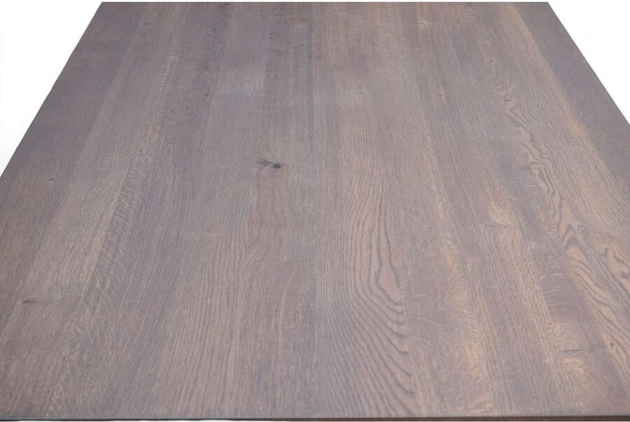 Home affaire Eettafel Talwiese keukentafel U-vorm metalen frame massief gewild eikenhout geolied