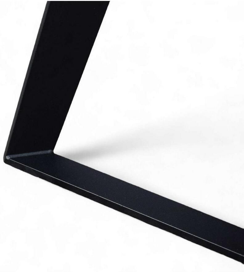 Home affaire Eettafel Talwiese keukentafel U-vorm metalen frame massief gewild eikenhout geolied