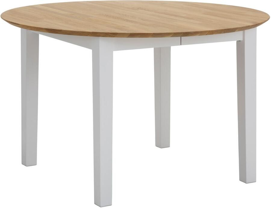 Home affaire Eettafel Time massief houten FSC tafel Diameter 120 cm met uitschuiffunctie keukentafel bestseller - Foto 2