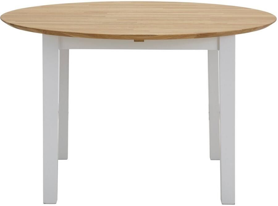 Home affaire Eettafel Time massief houten FSC tafel Diameter 120 cm met uitschuiffunctie keukentafel bestseller - Foto 4