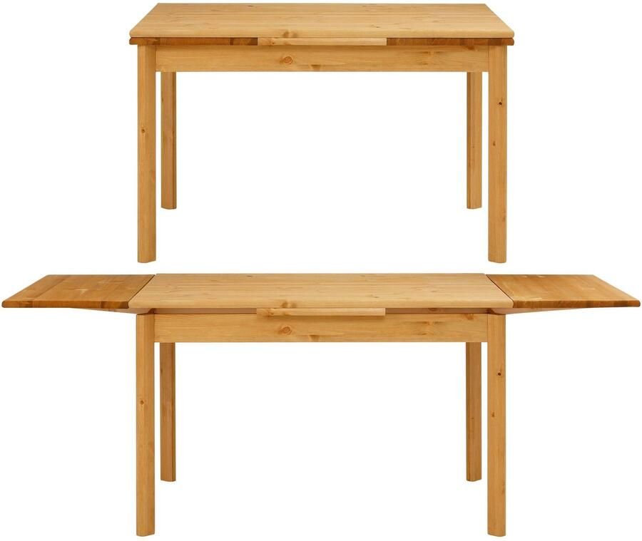 Home affaire Eettafel Tirza van massief grenen met uittrekfunctie in 2 breedten - Foto 2