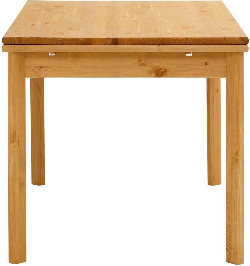 Home affaire Eettafel Tirza van massief grenen met uittrekfunctie in 2 breedten