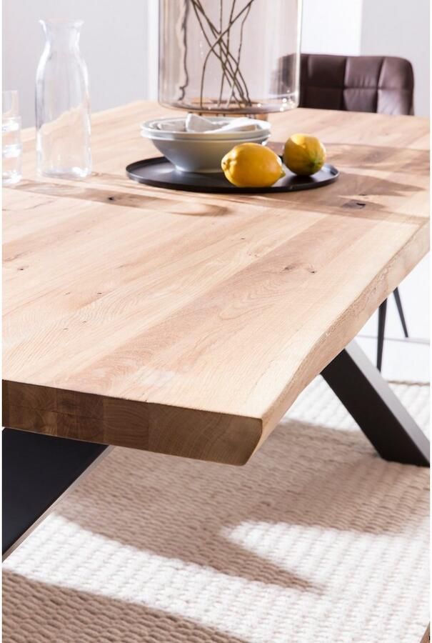 Home affaire Eettafel TRISTAN met boomrand (3 stuks) - Foto 3