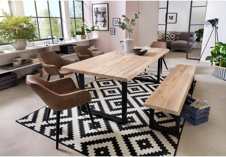 Home affaire Eettafel TRISTAN met boomrand - Foto 3