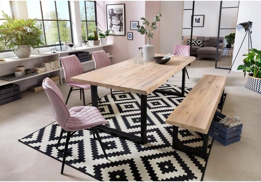 Home affaire Eettafel TRISTAN met boomrand - Foto 2