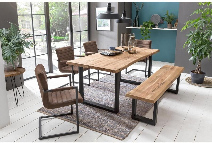Home affaire Eettafel TRISTAN met boomrand - Foto 5
