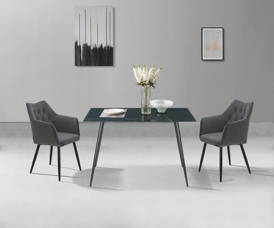 Home affaire Eettafel Turah TOPSELLER! OTTOs keuze met glazen blad in houtlook tijdloos ontwerp onderhoudsvriendelijk - Foto 8