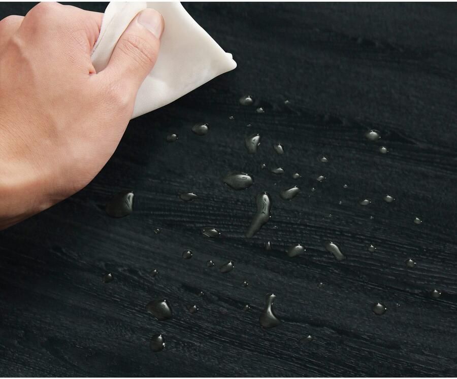 Home affaire Eettafel Turah TOPSELLER! OTTOs keuze met glazen blad in houtlook tijdloos ontwerp onderhoudsvriendelijk - Foto 3