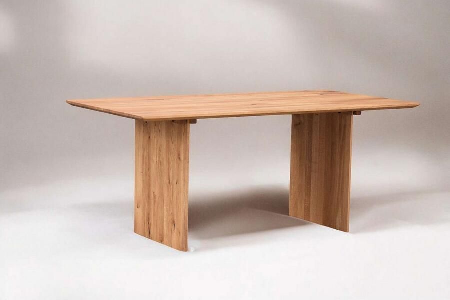 Home affaire Eettafel Waldhain keukentafel houten wangframe massief gewild eikenhout geolied - Foto 6