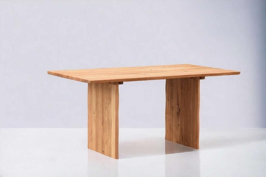 Home affaire Eettafel Waldhain keukentafel houten wangframe massief gewild eikenhout geolied - Foto 3