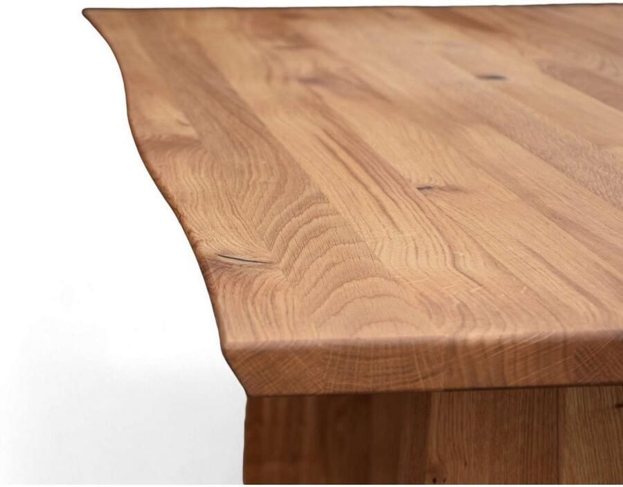 Home affaire Eettafel Waldhain keukentafel houten wangframe massief gewild eikenhout geolied