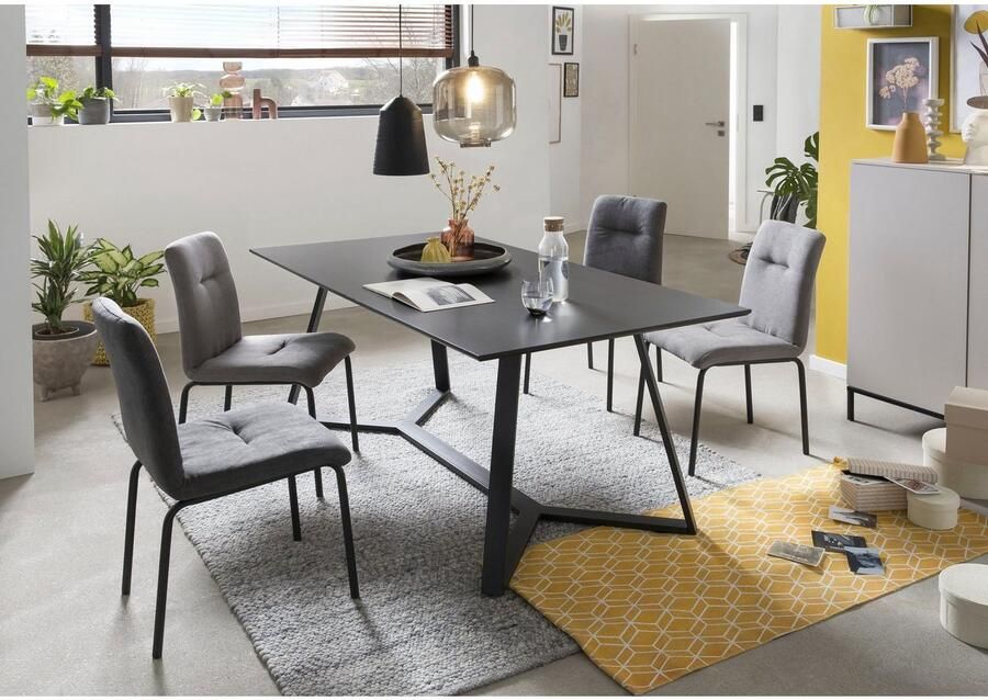 Artistiq Living Artistiq Eettafel Matias 180 x 90cm Zwart - Foto 5