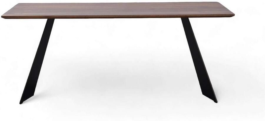 Home affaire Eettafel Winteregg keukentafel metalen wangframe massief gewild eikenhout geolied - Foto 8