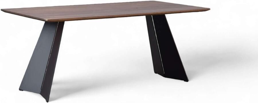 Home affaire Eettafel Winteregg keukentafel metalen wangframe massief gewild eikenhout geolied - Foto 6