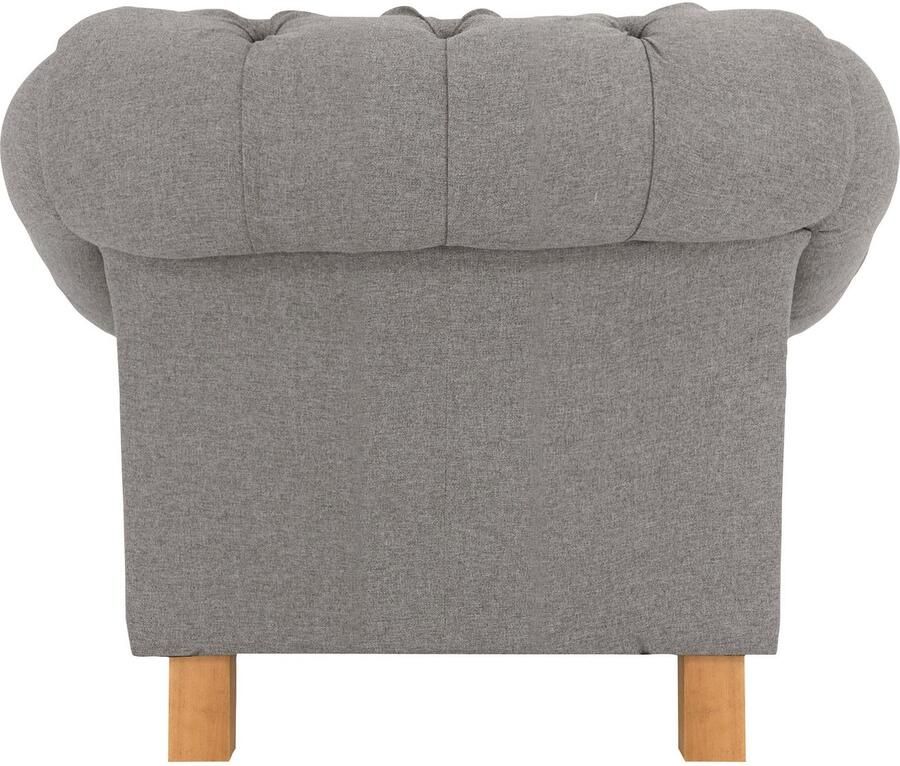 Home affaire Fauteuil Alegra met capitonnage achter opstaande naad en studs in armleuningen - Foto 2