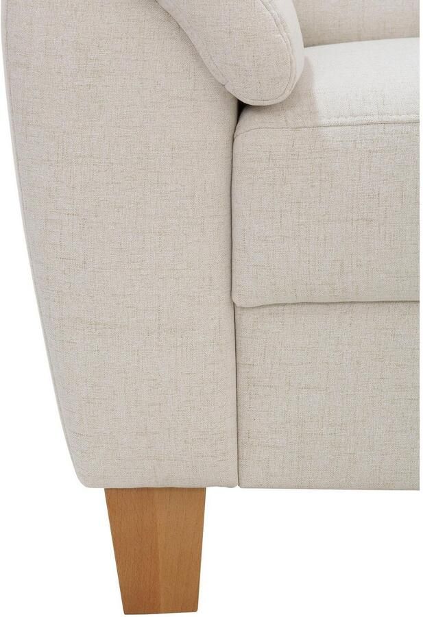 Home affaire Fauteuil Alta met binnenvering en contrastnaad poten beuken eikenkleur - Foto 8