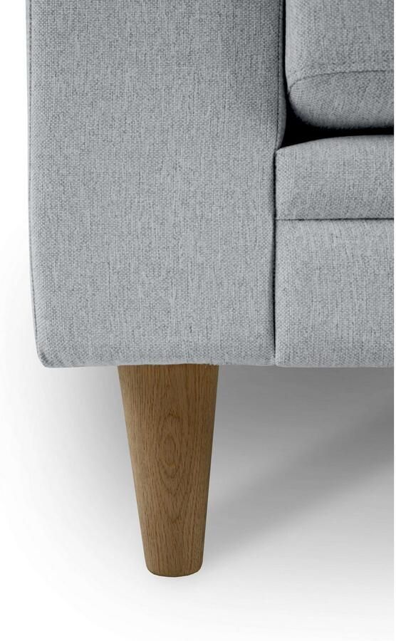 Home affaire 3-zitsbank Arellano breedte 217 cm klassiek ontwerp 2 sierkussens inbegrepen fijn geweven stof - Foto 8