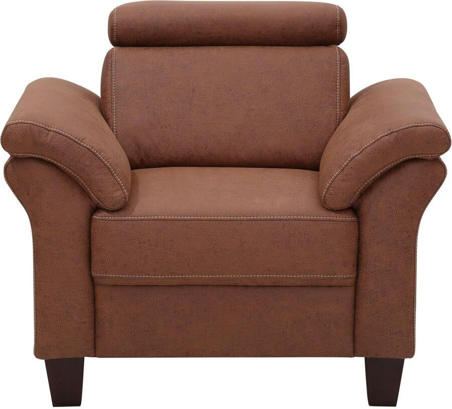 Home affaire Fauteuil Arngast Inclusief verstelbaar hoofdeind en binnenvering