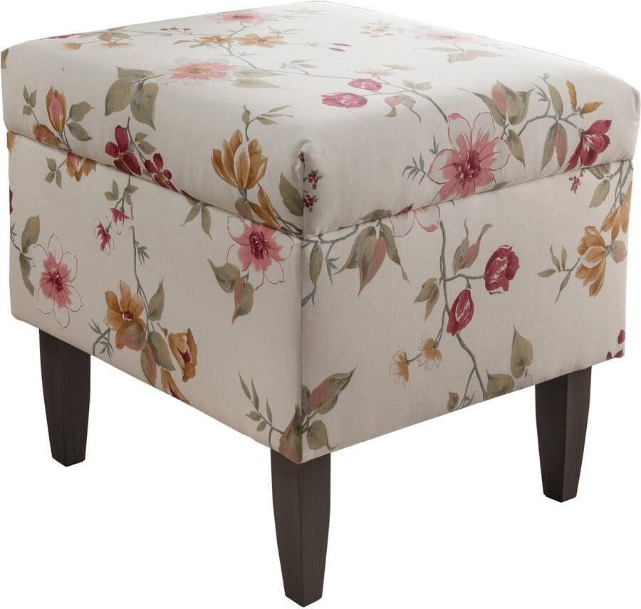 Home affaire Fauteuil Asino met pied-de-poule overtrekstof naar keuze met hocker - Foto 3