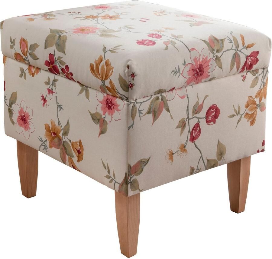 Home affaire Fauteuil Asino met pied-de-poule overtrekstof naar keuze met hocker - Foto 4