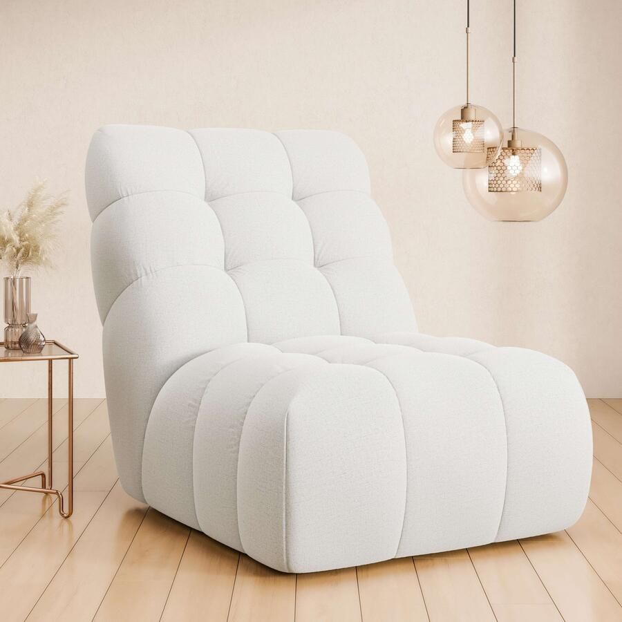 Home affaire Fauteuil AURELIAN loveseat XXL leesstoel grote stoel met golfondersteuning velours fijne structuur grove structuur - Foto 5