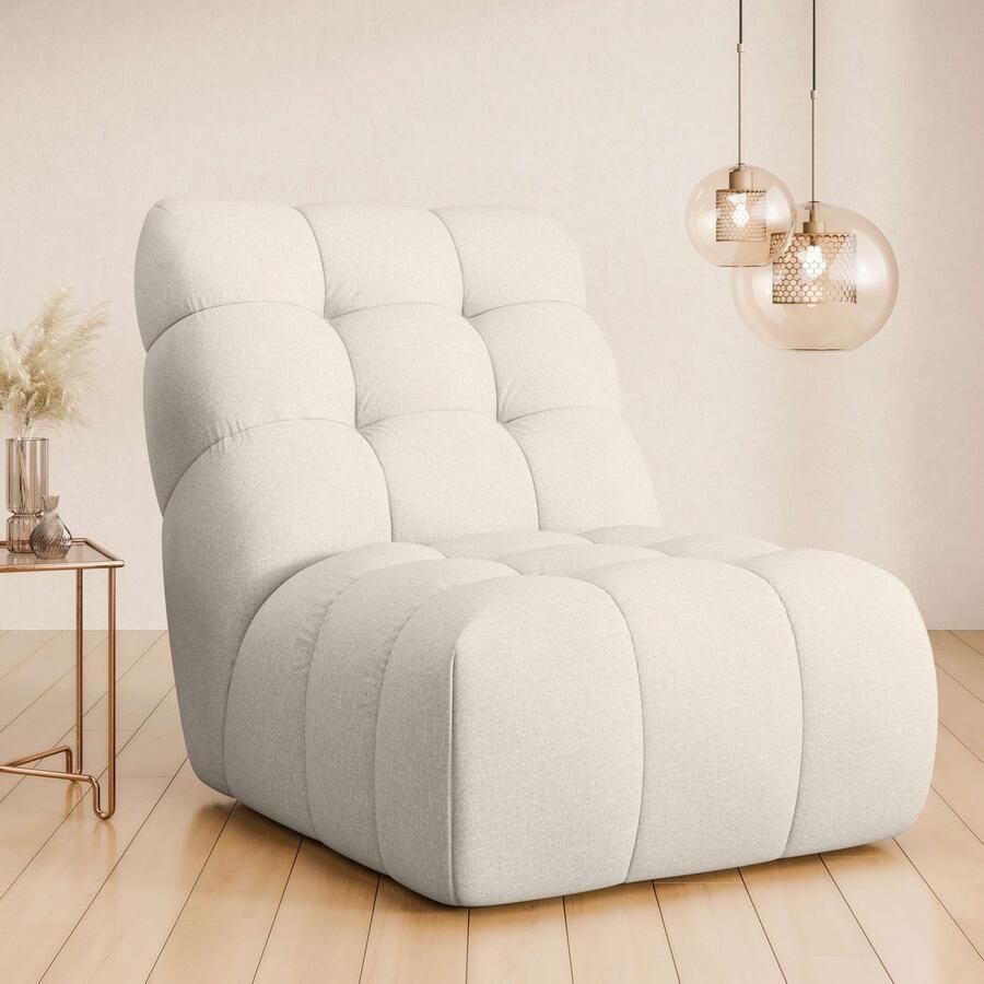 Home affaire Fauteuil AURELIAN loveseat XXL leesstoel grote stoel met golfondersteuning velours fijne structuur grove structuur - Foto 5