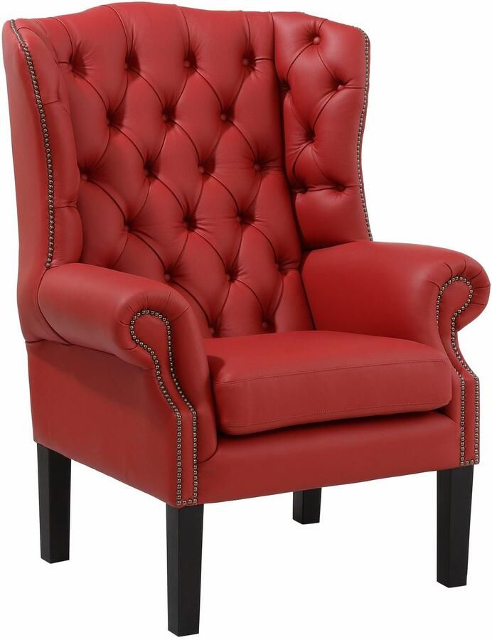 Home affaire Fauteuil Bedford oorschelp fauteuil Chesterfield met luxueuze capitonnage en gebogen armleuningen - Foto 5