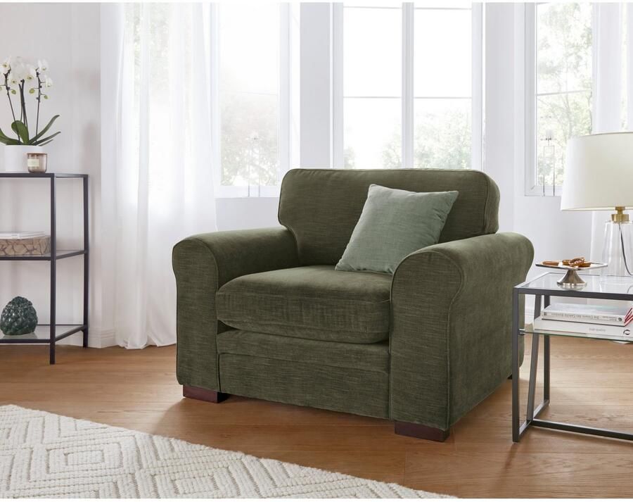 Home affaire Fauteuil Broughton zachte bekleding passend bij de serie "broughton" in 3 soorten bekleding - Foto 5