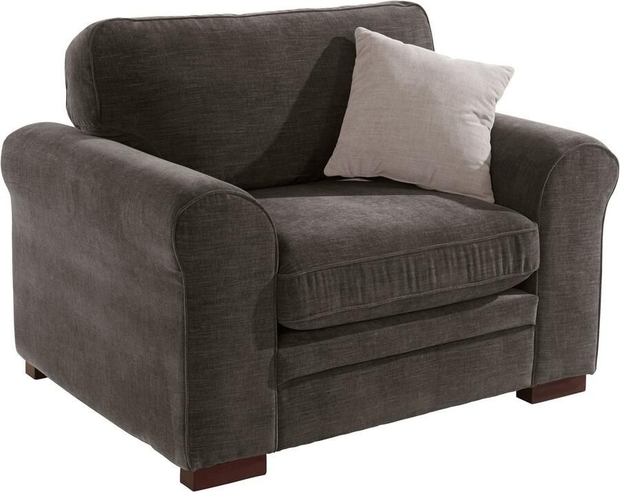 Home affaire Fauteuil Broughton zachte bekleding passend bij de serie "broughton" in 3 soorten bekleding - Foto 4