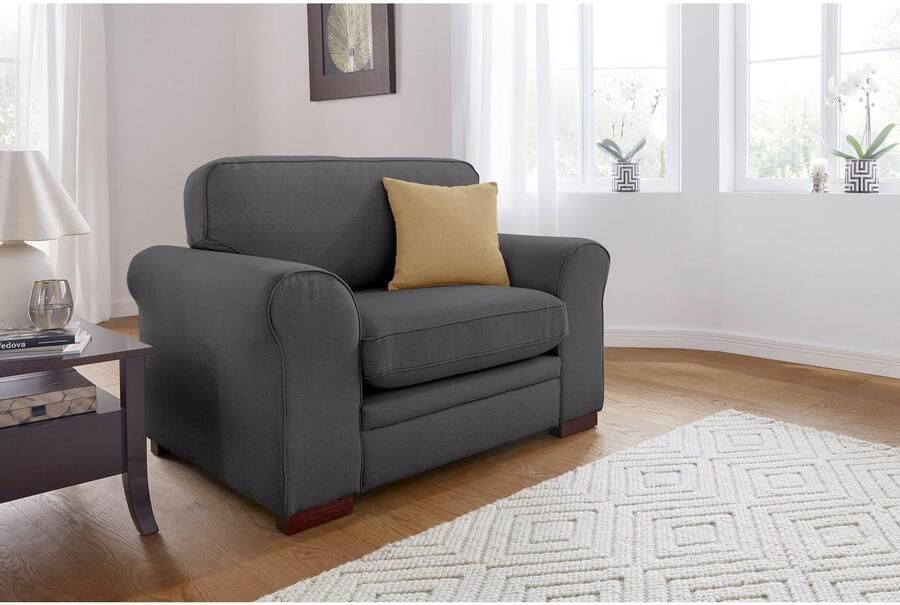 Home affaire Fauteuil Broughton zachte bekleding passend bij de serie "broughton" in 3 soorten bekleding - Foto 6