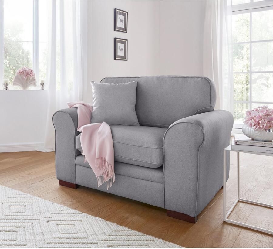 Home affaire Fauteuil Broughton zachte bekleding passend bij de serie "broughton" in 3 soorten bekleding - Foto 2