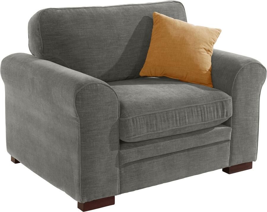 Home affaire Fauteuil Broughton zachte bekleding passend bij de serie "broughton" in 3 soorten bekleding - Foto 4