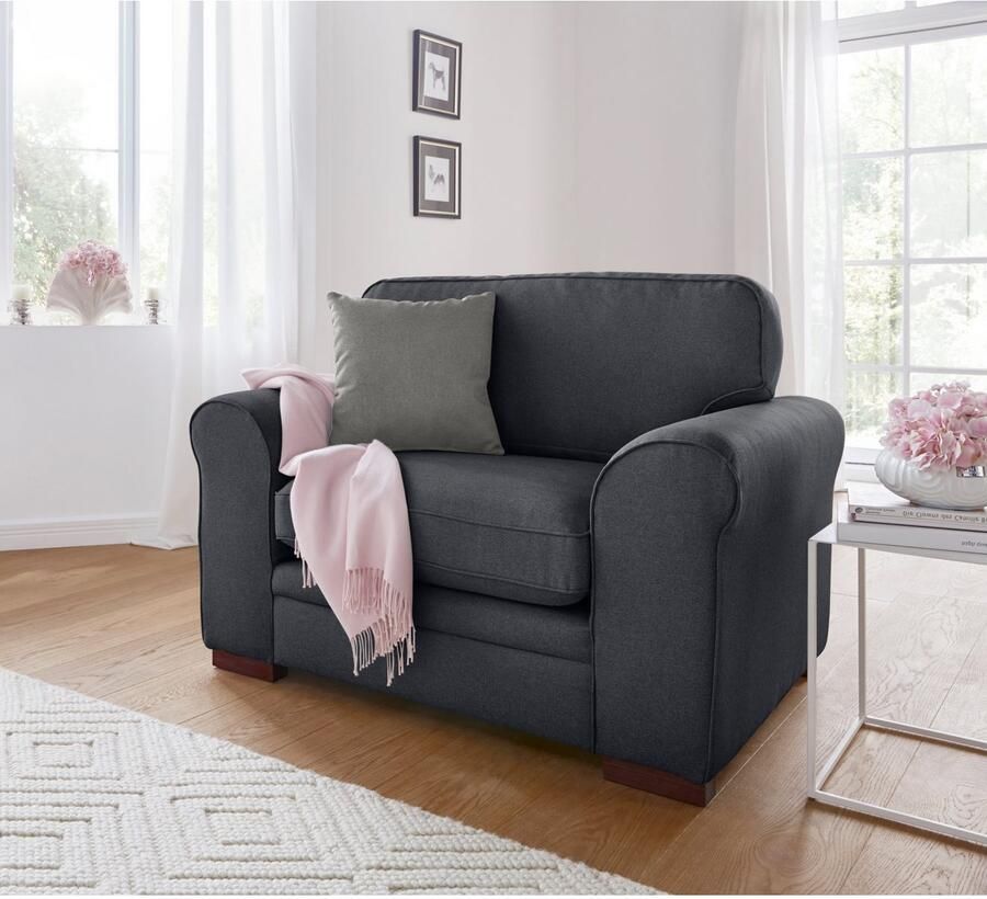 Home affaire Fauteuil Broughton zachte bekleding passend bij de serie "broughton" in 3 soorten bekleding - Foto 2