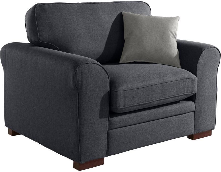 Home affaire Fauteuil Broughton zachte bekleding passend bij de serie "broughton" in 3 soorten bekleding - Foto 6