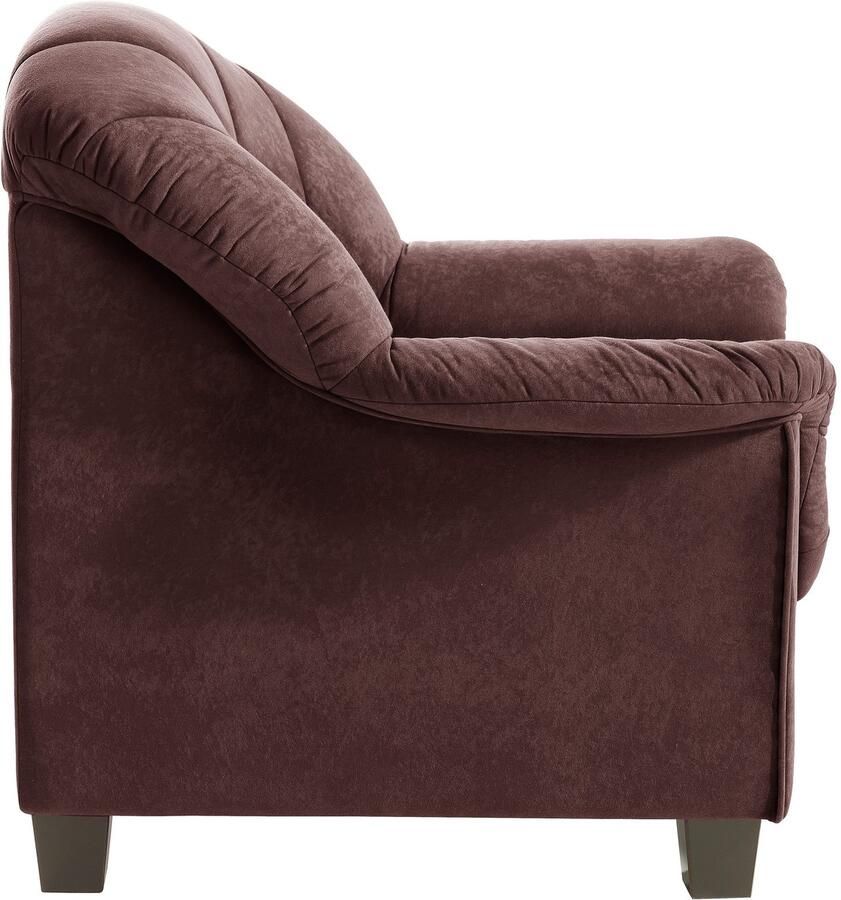 Home affaire Fauteuil Camelita tijdloos comfortabele armleuningen ook in leer breedte 93cm (set) - Foto 3