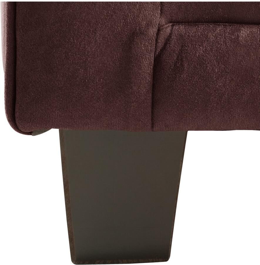 Home affaire Fauteuil Camelita tijdloos comfortabele armleuningen ook in leer breedte 93cm (set)