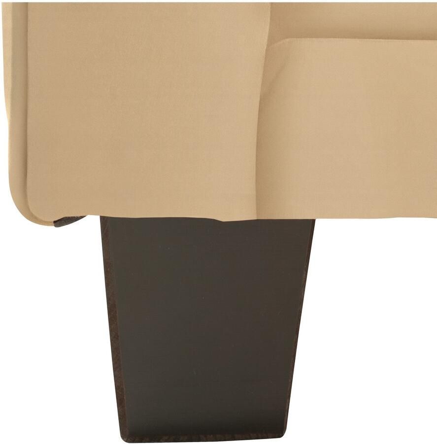 Home affaire Fauteuil Camelita tijdloos comfortabele armleuningen ook in leer breedte 93cm (set)