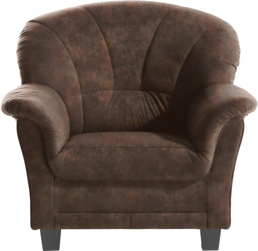 Home affaire Fauteuil Camelita tijdloos comfortabele armleuningen ook in leer breedte 93cm (set) - Foto 2