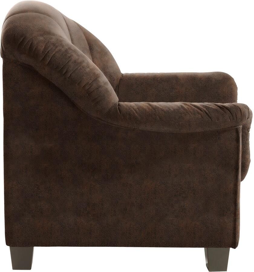 Home affaire Fauteuil Camelita tijdloos comfortabele armleuningen ook in leer breedte 93cm (set) - Foto 3