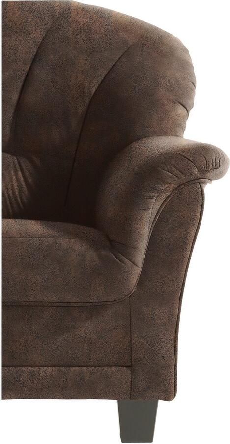 Home affaire Fauteuil Camelita tijdloos comfortabele armleuningen ook in leer breedte 93cm (set) - Foto 5