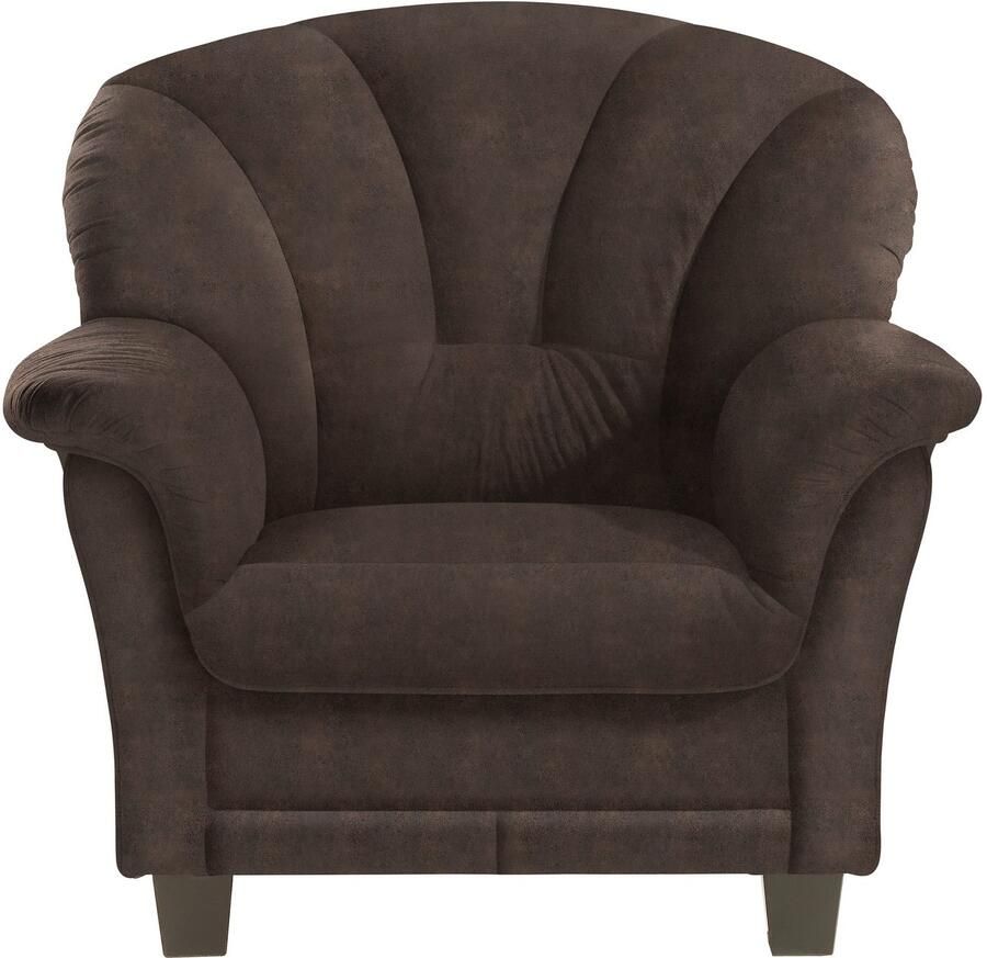 Home affaire Fauteuil Camelita tijdloos comfortabele armleuningen ook in leer breedte 93cm (set) - Foto 3