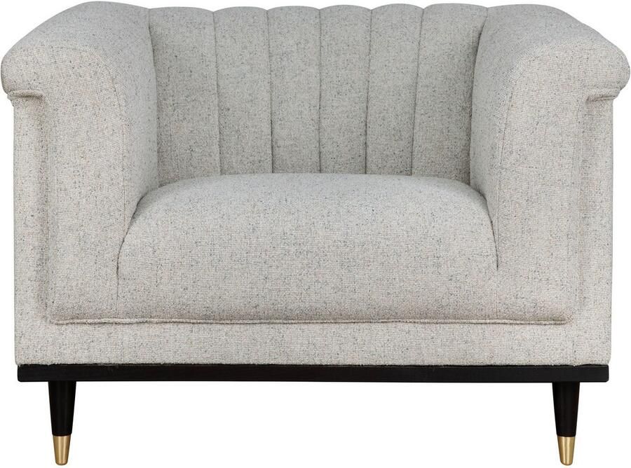 Home affaire Fauteuil Chamby met houten rand onder en stiksels bij de leuning - Foto 4