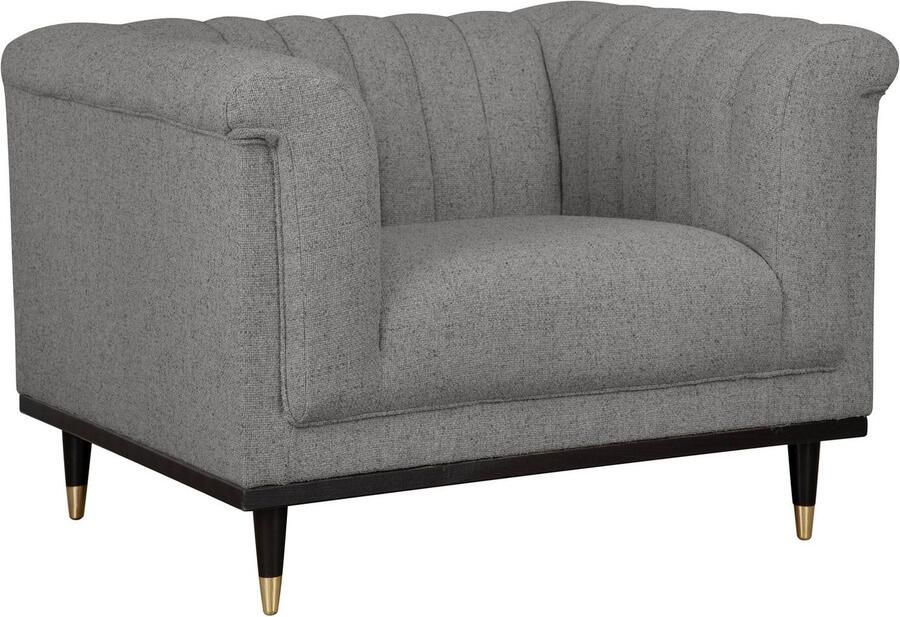 Home affaire Fauteuil Chamby met houten rand onder en stiksels bij de leuning - Foto 5